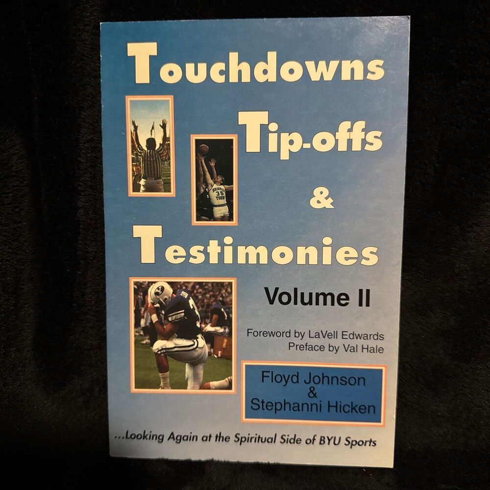 Vintage 1992 Touchdowns Tip-Offs & Testimonies Vol 2 BYU Football Johnson Hicken